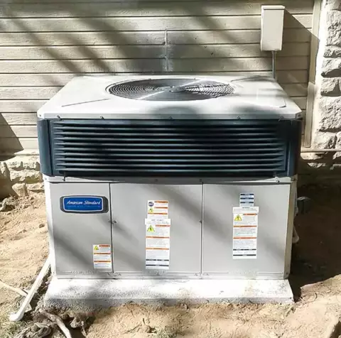 Nichols & Sons HVAC installed this American Standard air conditioning unit in Tulsa OK